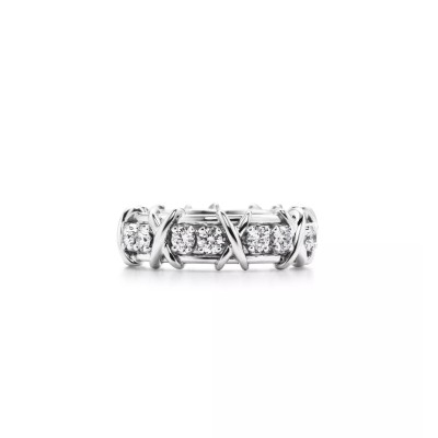 TIFFANY SIXTEEN STONE BY TIFFANY RING IN PLATINUM WITH DIAMONDS 19186555